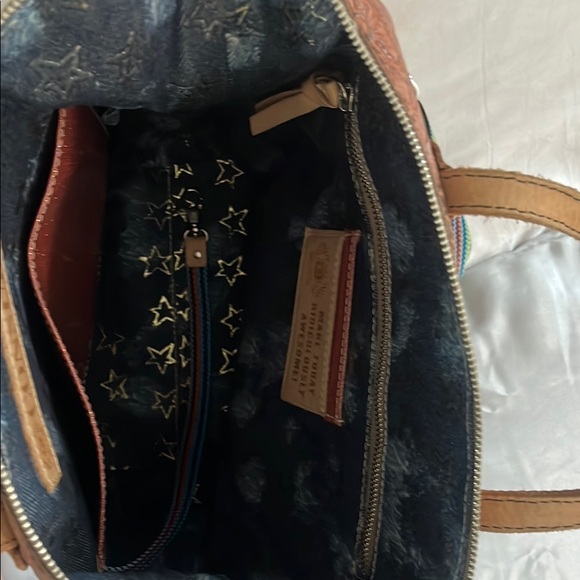 Consuela Sally Sling Brown Embossed Women's Bag - Picture 3 of 5